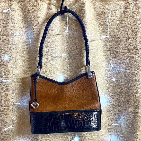 Vintage Two Tone Leather Brighton Purse - Picture 1 of 9